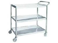 Stainless Steel Three Floor Trolley