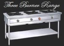 Three Burner Cooking Range