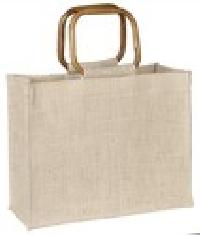 Natural Fancy Bag with Bamboo Handle