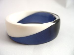 Two Color Resin Bangle