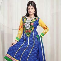 Saloni Cotton Semi Stitched Anarkali Suits