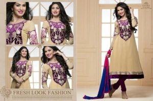 Zyra Cotton Semi Stitched Anarkali Suits