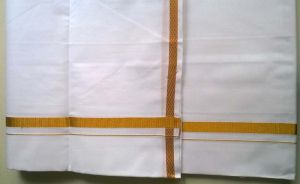 Cotton White Dhoti