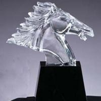 Glass Horse Head