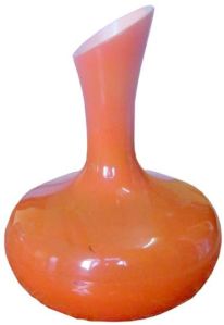 Orange Glass Vase