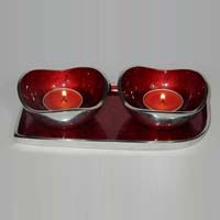 T-Light Bowl Set with Tray