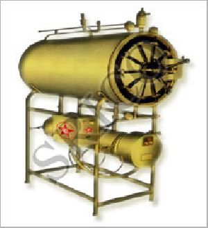 Cylindrical Horizontal Steam Sterlizer