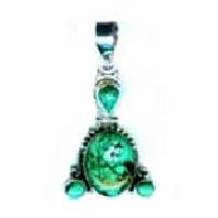 Turquoise Silver Pendant S2fp-014