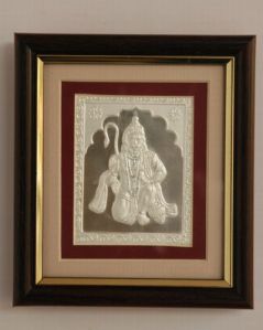 Seated Hanumanji Photo Frame