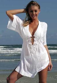 TM 71 Ladies White Kaftan