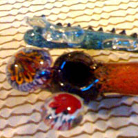 Glass Alligator Pipe