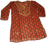 Ladies Kurti (Red Printed)