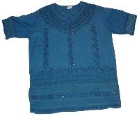 Ladies Rayon Blouse (Blue)