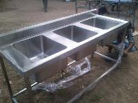 Vegetable washing sink