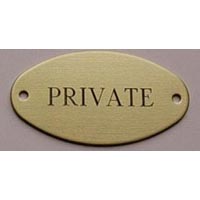 Antique Brass Plaques