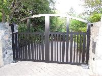 fabricated aluminum gates