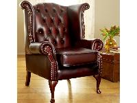 leather armchair