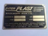 aluminum name plates