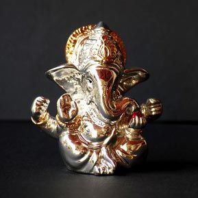 Silver plated traditinal Ganesha