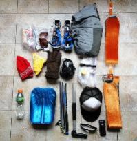 skiing equipments