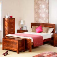 Sheesham Wood Bedroom Furniture Set