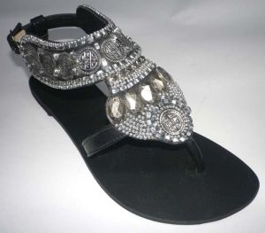 Handmade Embroidered Leather Sandal