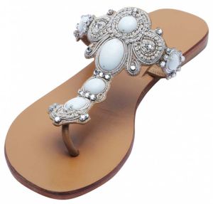 Deepa Handmade Embroidered Leather Sandal