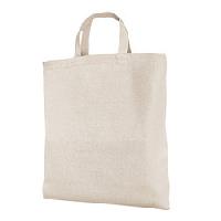 cotton grey fabric bag