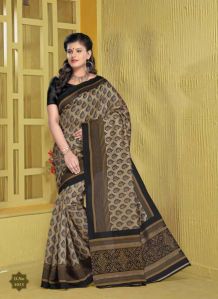 Trendy fancy cotton saree