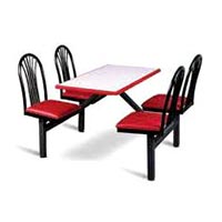 Cafeteria Table Chair Set