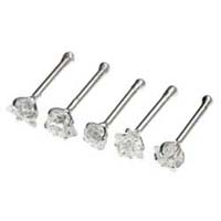 Silver Nose Pins