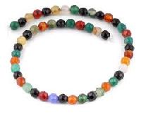 Multi Color Faceted Beads