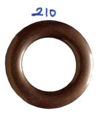 Curtain Brown Ring