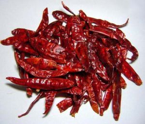 Dried Red Chillies without Stem