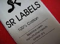 multicolor satin labels