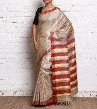 gicha tussar saree