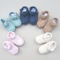 handmade baby booties