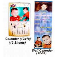 Printed Wall Calendar