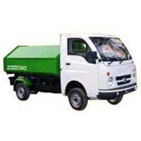 Waste collecting van