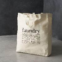 printed laundry bag