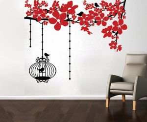 Chinese Flowers Wall Decal