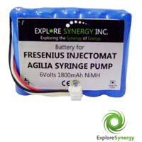 6volts 1800mah Fresenius Agilia Syringe Pump Battery