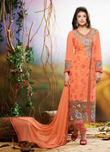 Orange Salwar Suit