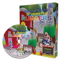 3D Animated Numbers Learning Kit