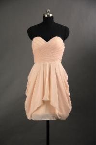 Chiffon evening dress