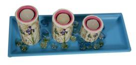 Pink TeaLight Candle Holders