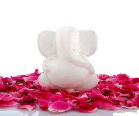 White Marble Ganesha