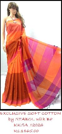 Soft Cotton Saree coming up with fresh, beautiful and colourful designs