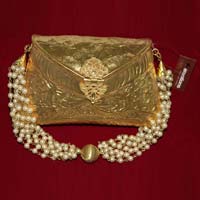 Hand Made Brass Clutch Purse Evening Bag
