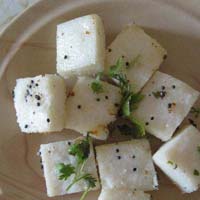 White Dhokla